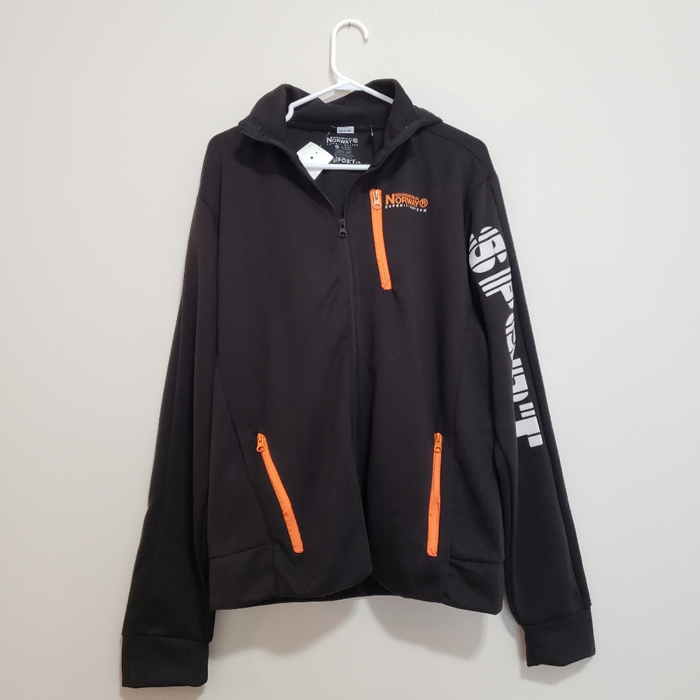 Geographical Norway zip up sweatshirt hoodie